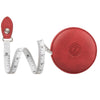 Sewing Tape Measure, Medical Body Cloth Tailor Craft Dieting Measuring Tape, 60 Inch/1.5M Dual Sided Retractable Ruler with Push Button Round - Red 1 pack