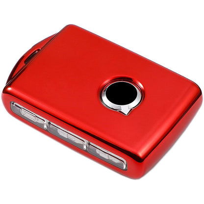 Key Fob Cover for Volvo Soft TPU Smart Key Case Holder Fits for 2017-2021 Volvo XC40 XC60 XC90 S90 V90