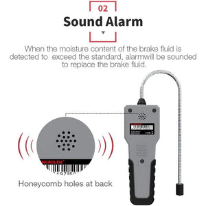 Brake Fluid Tester, High Precision Car Brake Fluid Detector, Hydraulic Fluid/Liquid/Oil Moisture Analyzer with LCD Screen Audible Alarm DOT3 DOT4 DOT5.1 Tester,Automotive Replacement Level Sensors