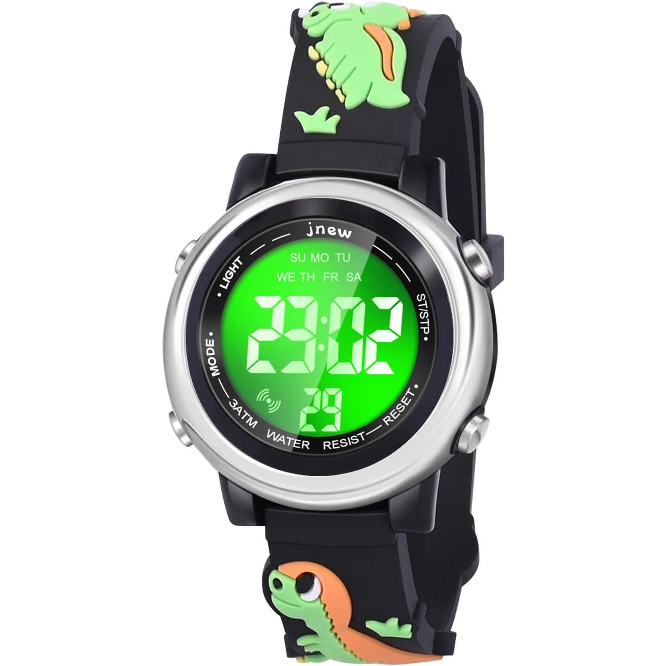 Kids Watches with Waterproof Alarm - Dinosaur Gifts for Boys Girls Age 3-10