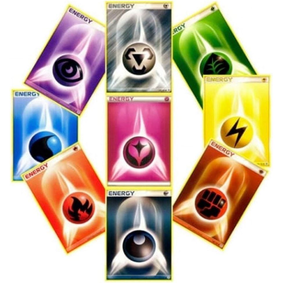 50 Pokemon Energy Cards Random Lot of Cards
