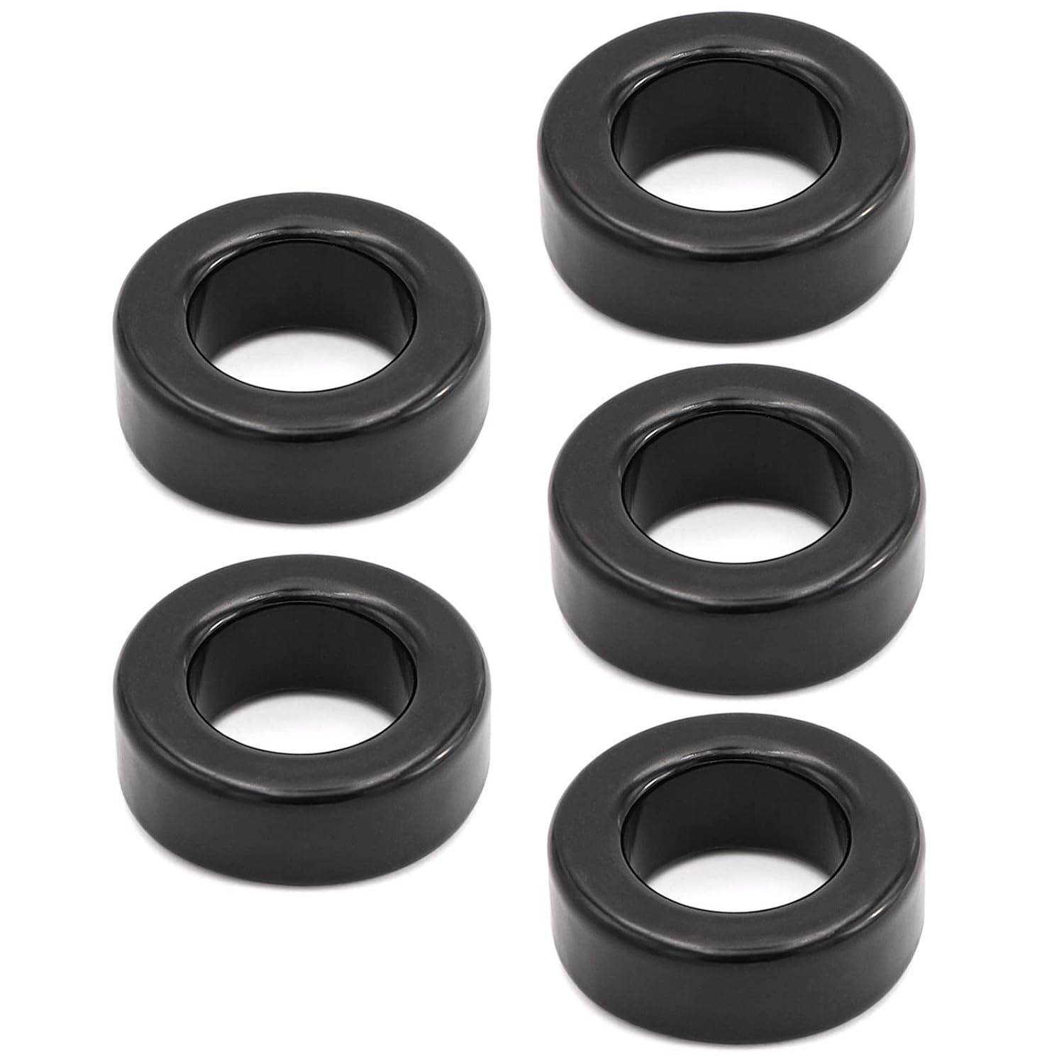 5pcs 42X24X16mm Toroid Core,Ferrite Rings Toroid Core Iron (Black) - My Store