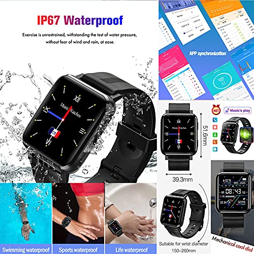 Buy now Smart Watch, Fitness Tracker with Heart Rate Monitor, Activity Tracker with 1.54 Inch Touch Screen, IP67 Waterproof Pedometer Smartwatch with Sleep Monitor, Step Counter for Women and Men at indiglob india