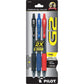 Pilot G2 Premium Gel Roller Pens, Fine Point, Gel Ink Pens, 0.7 mm, Pack of 3, Black/Blue/Red - Ideal for School, Journaling & Office Writing