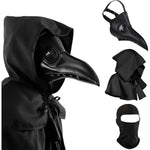 Buy now Halloween Plague Doctor Mask Plague Doctor Costume Obito Mask Steampunk Halloween Mask Horror Scary Halloween Mask Costume Props for Party Prom Halloween Gifts Set（3-pc Set） (Black), 12 inches at indiglob india