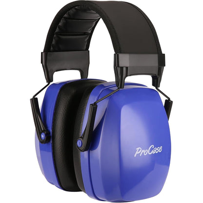 ProCase Noise Cancelling Ear Muffs SNR 33dB, Ear Hearing Protection Headphones for Adults, Sound Proof Ear Defenders for Work, Mowing, Shooters Shooting Gun Range, Construction -Black