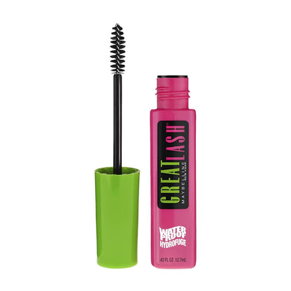 Maybelline Great Lash Waterproof Mascara, Volumizing, Lengthening and Lash-Doubling Formula for Thicker Lashes, Very Black, 1 Count