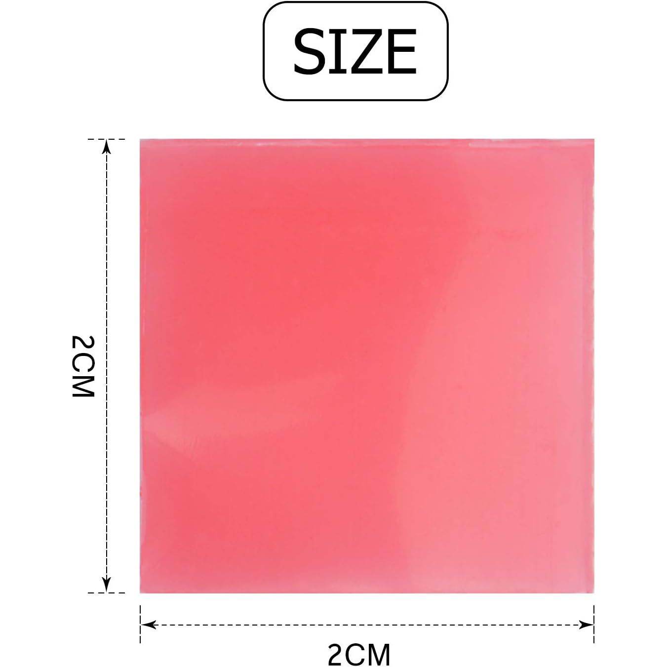 100pcs 2 * 2cm Diamond Painting Glue Clay Diamond Paiting Cement DIY Cross-Stitch Embroidery Tools, Red - My Store