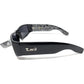 Buy now Locs Mens Hardcore Wrap Around Sunglasses with Bandana Print Inside, Black - Black Inside, Medium at indiglob india