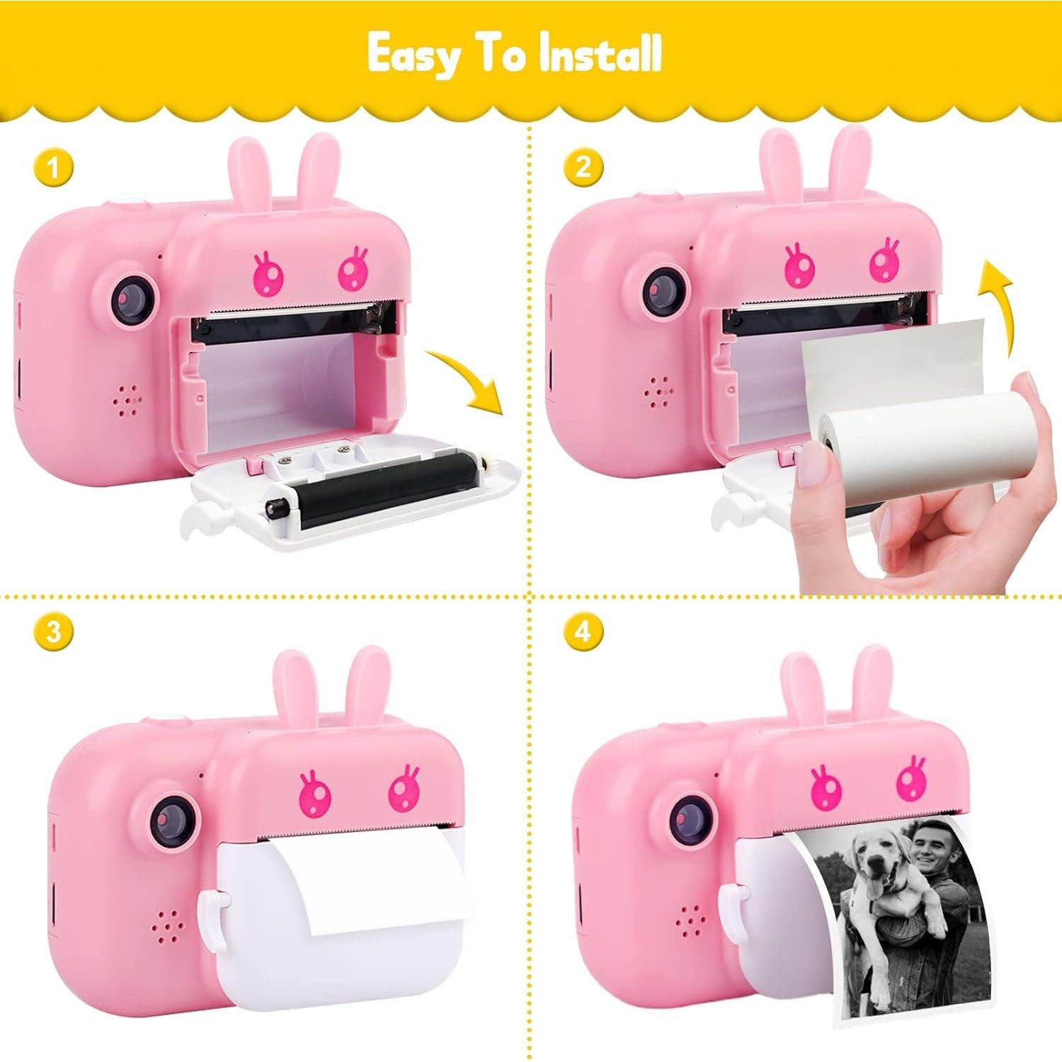 10 Rolls Kids Print Camera Paper Refill, for Most Kids Print Camera Masterbee/ESOXOFFORE/VTech KidiZoom/Dragon Touch Instant Camera, 2.2” Wide BPA Free Thermal Paper for Kids Camera - My Store