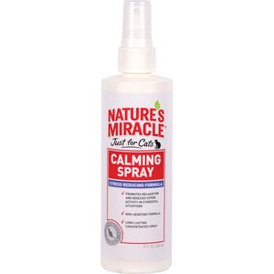 Nature's Miracle Just for Cats Calming Spray Stress Reducing Formula, 8-ounce (P-5780), White