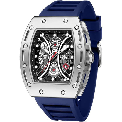 AIMES Watch Wristwatch for Men Fashion Casual Cool Big Dial Watch Luminous Waterproof Sport Analog Quartz Business Mens Watches Silicon Strap Dress Watch