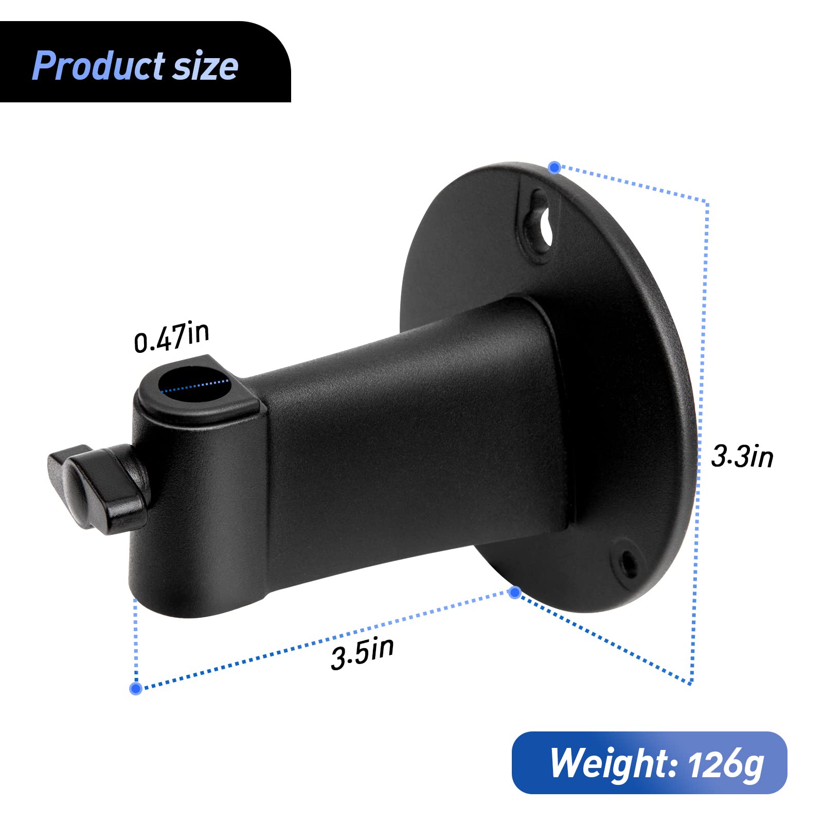 Buy now Microphone Wall Mount Boom Arm - Microphone Wall Mount for Mic holder，Horizontal Mounting Wall，Space Saving Desktop Metal Mic Stand Clamp by SUNMON at indiglob india