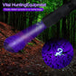 Buy now SEVENKA Black Light Flashlight, 2 Pack 12 LED UV Blacklight Flashlight, 395nm Handheld Mini Torch Light, Professional Urine Detector for Dog Pet Urine Stains, Bed Bugs and Scorpions. at indiglob india
