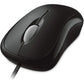 Microsoft Basic Optical Mouse - Black. Comfortable, Right/Left Hand Use, Ergonomic Design, Wired USB Mouse, for PC/Laptop/Desktop
