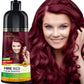 Herbishh Hair Color Shampoo - Magic Dye for Gray Hair, Lasting Color in Minutes - 500 Ml, 3-In-1, Ammonia-Free (Dark Brown)