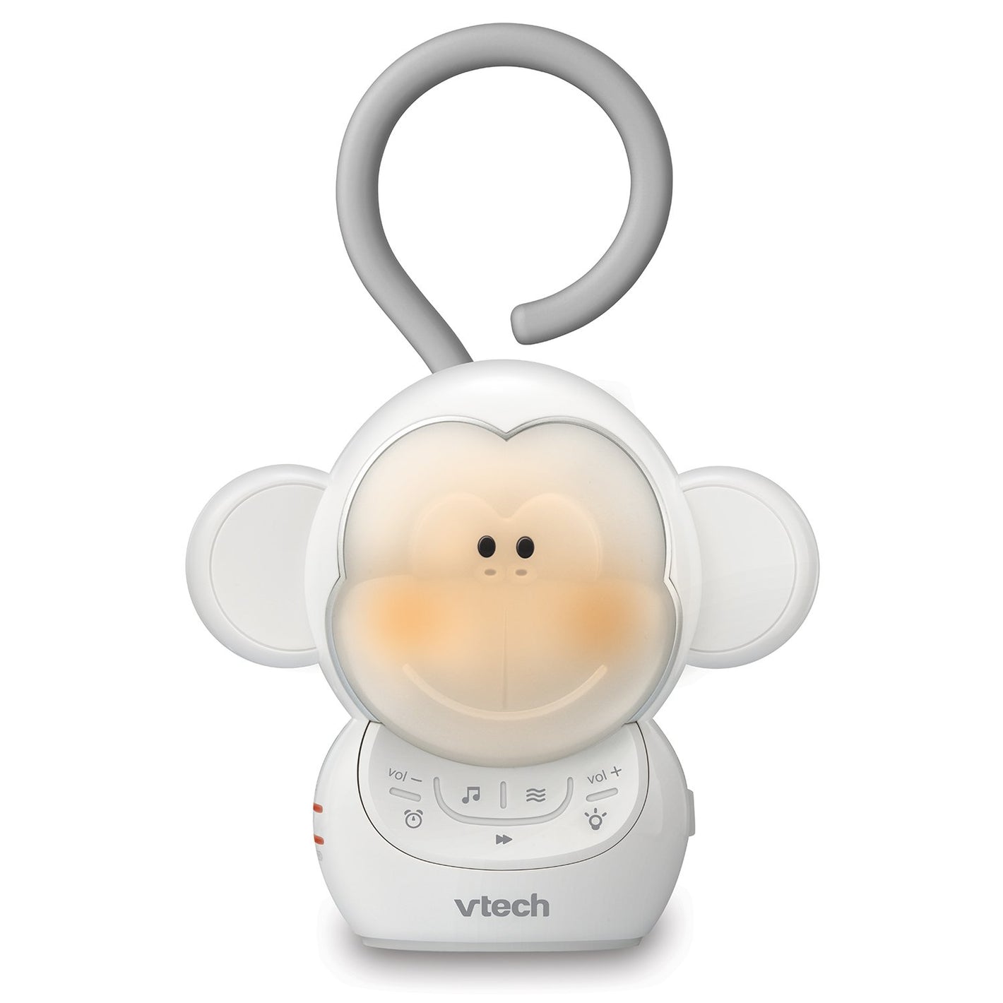 VTech Communications BC8211 Myla The Monkey Baby Sleep Soother with a White Noise Sound Machine Featuring 5 Soft Ambient Sounds, 5 Calming Melodies & Soft-Glow Night Light, 1 Count (Pack of 1)