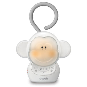 VTech Communications BC8211 Myla The Monkey Baby Sleep Soother with a White Noise Sound Machine Featuring 5 Soft Ambient Sounds, 5 Calming Melodies & Soft-Glow Night Light, 1 Count (Pack of 1)