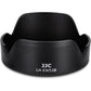 JJC Camera Lens Hood Shade for Canon EF-M 15-45mm f/3.5-6.3 is STM & RF-S 18-45mm f/4.5-6.3 is STM Lens on Canon EOS R100 R50 M50 M50 Mark II M5 M6 M6 Mark II M200 M100 Replaces Canon EW-53 Hood