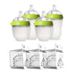 Buy now Comotomo Baby Bottle Bundle, Green, (7 Piece Set) at indiglob india