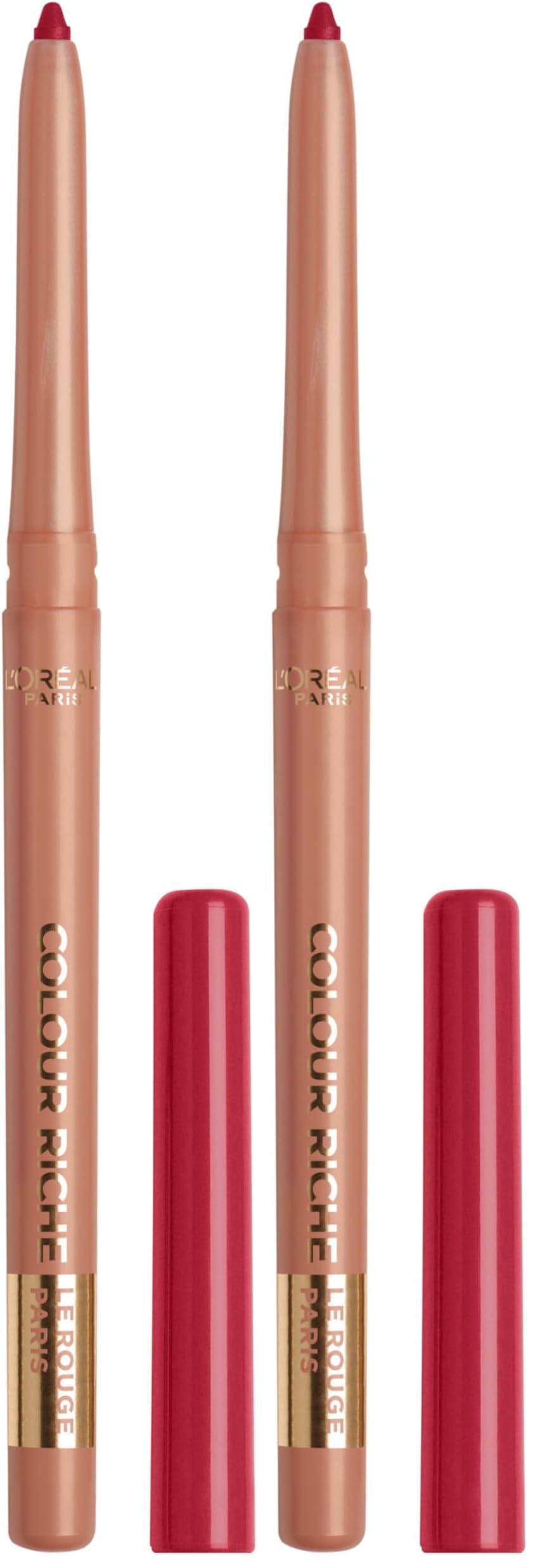 Buy now L'Oreal Paris Colour Riche Lip Liner Pencil, Creamy Lip Liner with Omega 3 and Vitamin E, 783 More Chocolate (Brown) at indiglob india