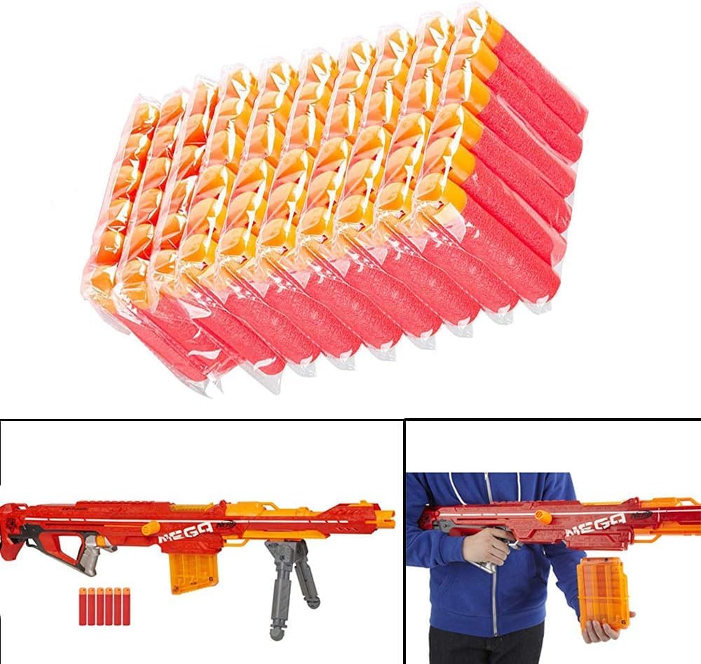Buy now 60PCS Mega Dart Refill Pack for N-Strike Mega Series at indiglob india
