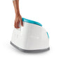Buy now Ingenuity Baby Base 2-in-1 Booster Feeding and Floor Seat with Self-Storing Tray - Peacock Blue at indiglob india