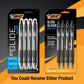 BIC Glide Bold Black Ballpoint Pens, Bold Point (1.6mm), 4-Count Pack, Retractable Ballpoint Pens With Comfortable Full Grip