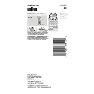 Braun Series 9 Electric Shaver Replacement Head - 92S - Compatible with all Series 9 Electric Razors 9290cc, 9291cc, 9370cc, 9293s, 9385cc, 9390cc, 9330s, 9296cc