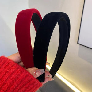 Velvet Wide Headbands for Women Soft Head Bands Diademas Para Mujer De Moda Hairbands for Women Girls Fashion No Slip Headband Hairbands Hair Accessories