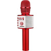 BONAOK Wireless Bluetooth Karaoke Microphone,3-in-1 Portable Handheld Karaoke Mic Speaker Machine Home Party Birthday for All Smartphones PC(Q37 Rose Gold) - Red