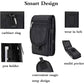 Cell Phone Belt Holster, Multi-Purpose Pouch, Tool Holder, Tactical Molle Carrying Case, Waist Pocket for Hiking & Rescue