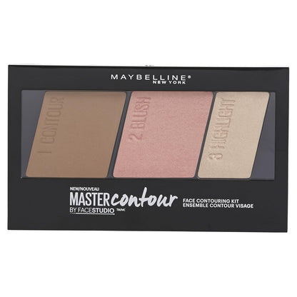 Maybelline Facestudio Master Contour Face Contouring Kit, Light to Medium, 1 Count
