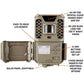 Bushnell by Primos Prime Trail Camera Combo 24MP LowGlow with 80' Night Range in Brown 119932CB