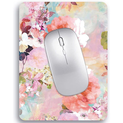 Audimi Small Mouse Pad 6 x 8 Inch, Mini Mouse Pad Thick for Laptop Wireless Mouse Home Office Travel, Portable & Washable (Black)