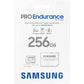 Samsung PRO Endurance 256GB MicroSDXC Memory Card with Adapter for Dash Cam, Body Cam, and Security Camera, Class 10, U3, V30 (‎MB-MJ256KA/AM)