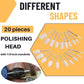 100PCS Polishing Buffing Wheel for Dremel Polishing Kit, Polishing Wheel for Dremel Tool Accessories, with 1/8" Shank for Buffing Wheels