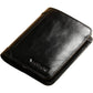 Men's Italian Genuine Cowhide Leather Extra Capacity RFID Bifold Wallet