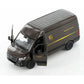 KiNSMART - Mercedes-Benz Sprinter UPS Edition Cargo Van, 1:48 O Scale Die Cast Metal Model Toy Van, Pull-Back Action