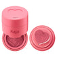 KAJA Blusher - Cheeky Stamp 02 Saucy | Buildable & Blendable Shade with Heart-shaped Applicator, Sunkissed Finish, Travel size, Hygienic, Suitable for Beginners, Portable, Korean Makeup, 0.17 Oz