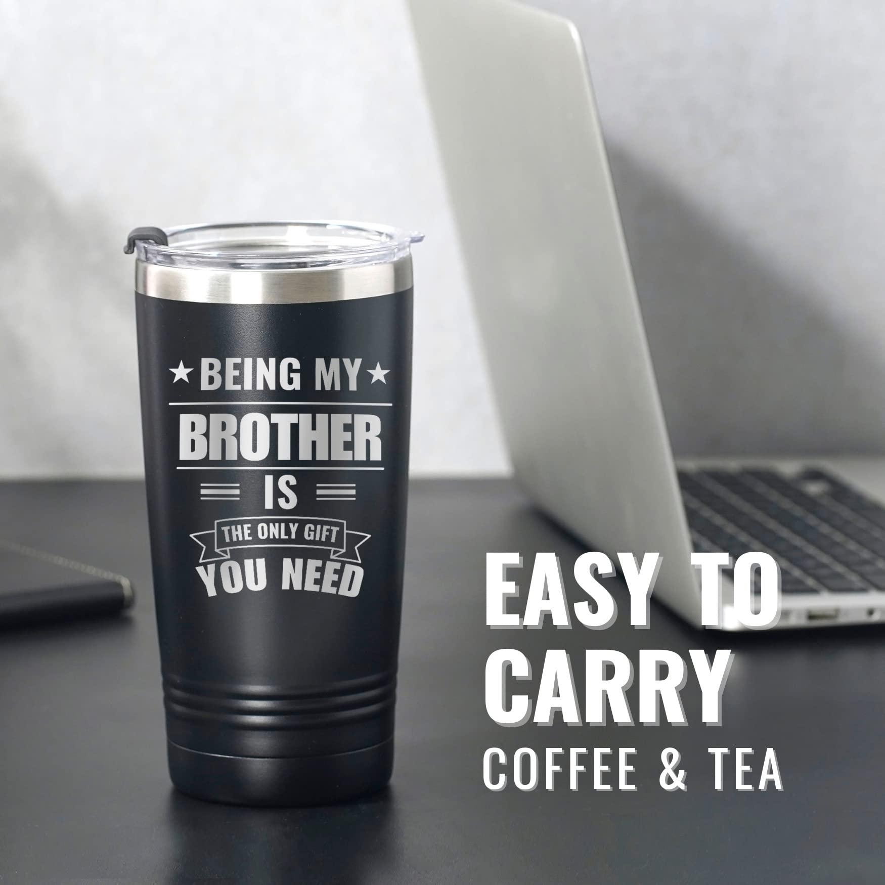 Buy now Onebttl Brother Gifts from Sister, Funny Gift Idea for the Best Brother for Christmas, Birthday, 20 oz Stainless Steel Insulated Travel Mug (Need) at indiglob india