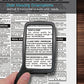 Buy now MagniPros Jumbo Size Magnifying Glass Wide Horizontal Lens(3X Magnification)- Shockproof Housing & Scratch Resistant Design W/Large Viewing Area Ideal for Reading Small Prints & Low Vision at indiglob india