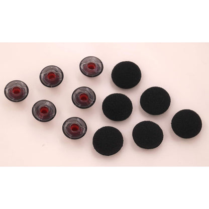 Earbuds Eartips Kit Replacement for Plantronics Voyager 5200, Medium Size Ear Gels Tips and Foam for Plantronics Voyager 5200 / Legend Eartip Kit [ 3 Pack ] (Medium Gray)