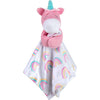 Minky Animal Snuggler Lovey Blanket for Kids, Babies, Boys, Girls, Gender Neutral Security Blanket with Stuffed Animal - Enchanting Unicorn