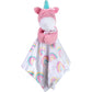 Minky Animal Snuggler Lovey Blanket for Kids, Babies, Boys, Girls, Gender Neutral Security Blanket with Stuffed Animal
