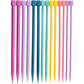 Buy now ITROLLE Knitting Needle 14PCS 4mm 5mm 6mm 7mm 8mm 9mm 10mm Colourful Single Pointed Knitting Straight Pins Default at indiglob india