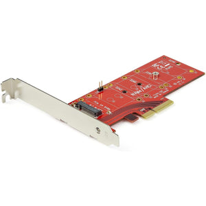 StarTech.com M2 PCIe SSD Adapter - x4 PCIe 3.0 NVMe / AHCI / NGFF / M-Key - Low Profile and Full Profile - SSD PCIe M.2 Adapter , TAA (PEX4M2E1)