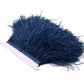 YEQIN 2 Yards Natural & Soft Ostrich Feathers Fringe Trims Ribbon - Used for Dress, Sewing Decoration, Craft Clothing, Boots, Wedding Decoration, DIY, Etc (mistyrose)