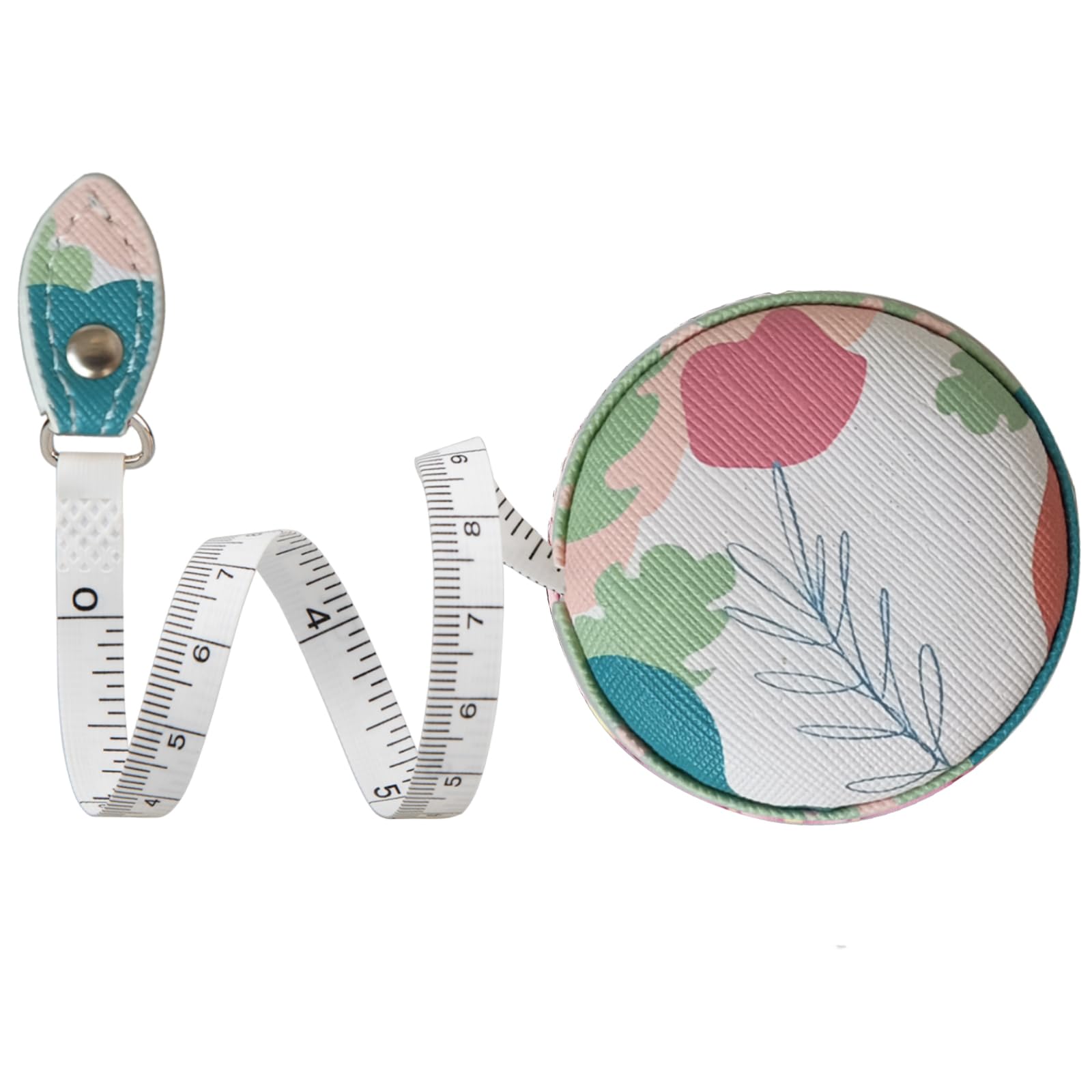 Buy now Sewing Tape Measure, Medical Body Cloth Tailor Craft Dieting Measuring Tape, 60 Inch/1.5M Dual Sided Retractable Ruler with Push Button Round Rose 1 pack at indiglob india