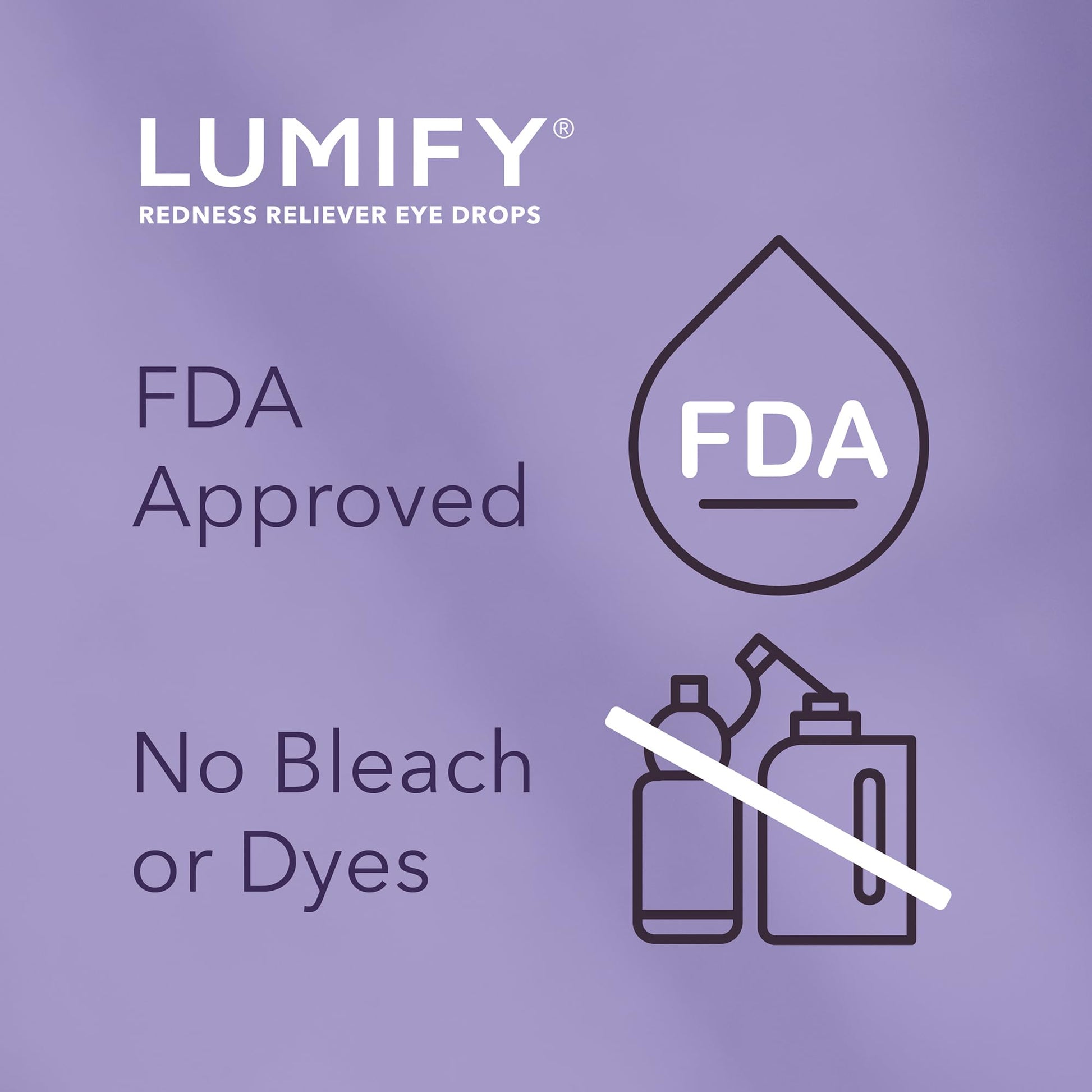 Buy now LUMIFY Eye Drops for Red Eyes, Redness Reliever for Brighter Looking Eyes, Works in 1 Minute & Lasts Up to 8 Hours, Eye Drops, 0.25 Fl Oz (7.5mL) at indiglob india